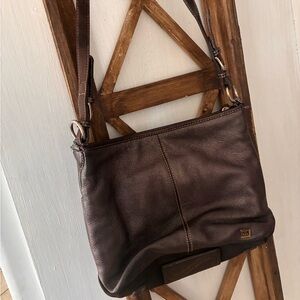 The Sak Brown Leather Crossbody Bag